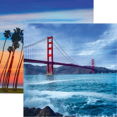 California Collection - The Golden Gate Scrapbook Paper