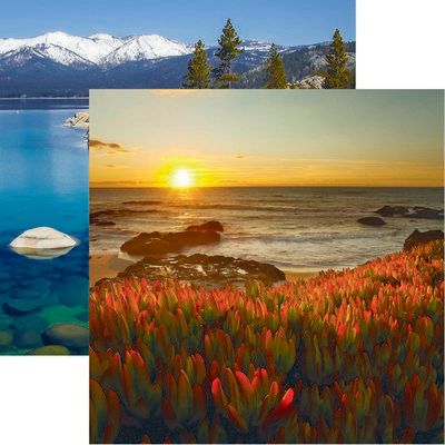 California Collection - Big Sur Scrapbook Paper