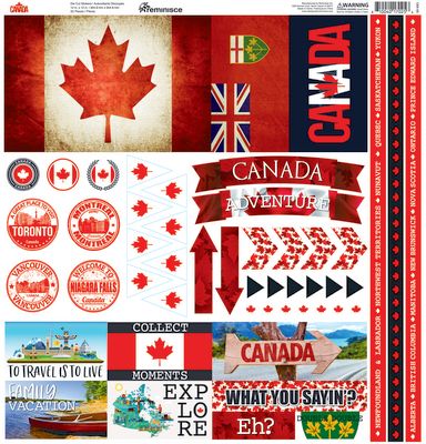 Canada 12x12 elements sticker