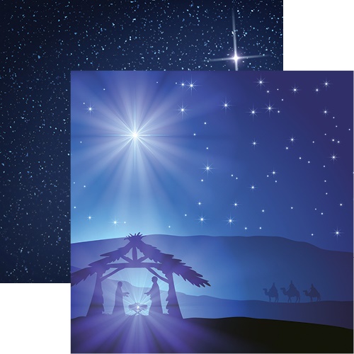 Christmas Eve: O Holy Night Double-Sided Paper