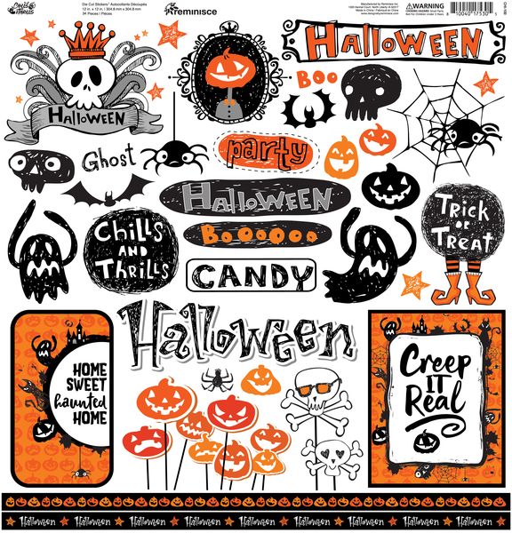 Chills and Thrill: 12x12 Sticker