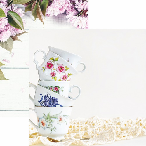 Coffee & Tea: Tea Time Scrapbook Paper