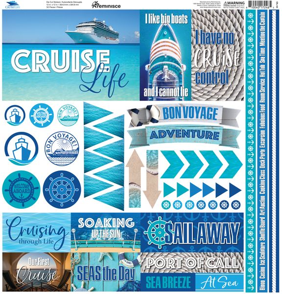 Cruise Life 12x12 Elements Sticker