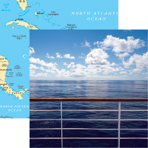 Caribbean Cruise: Caribbean Cruise Double-Sided Paper