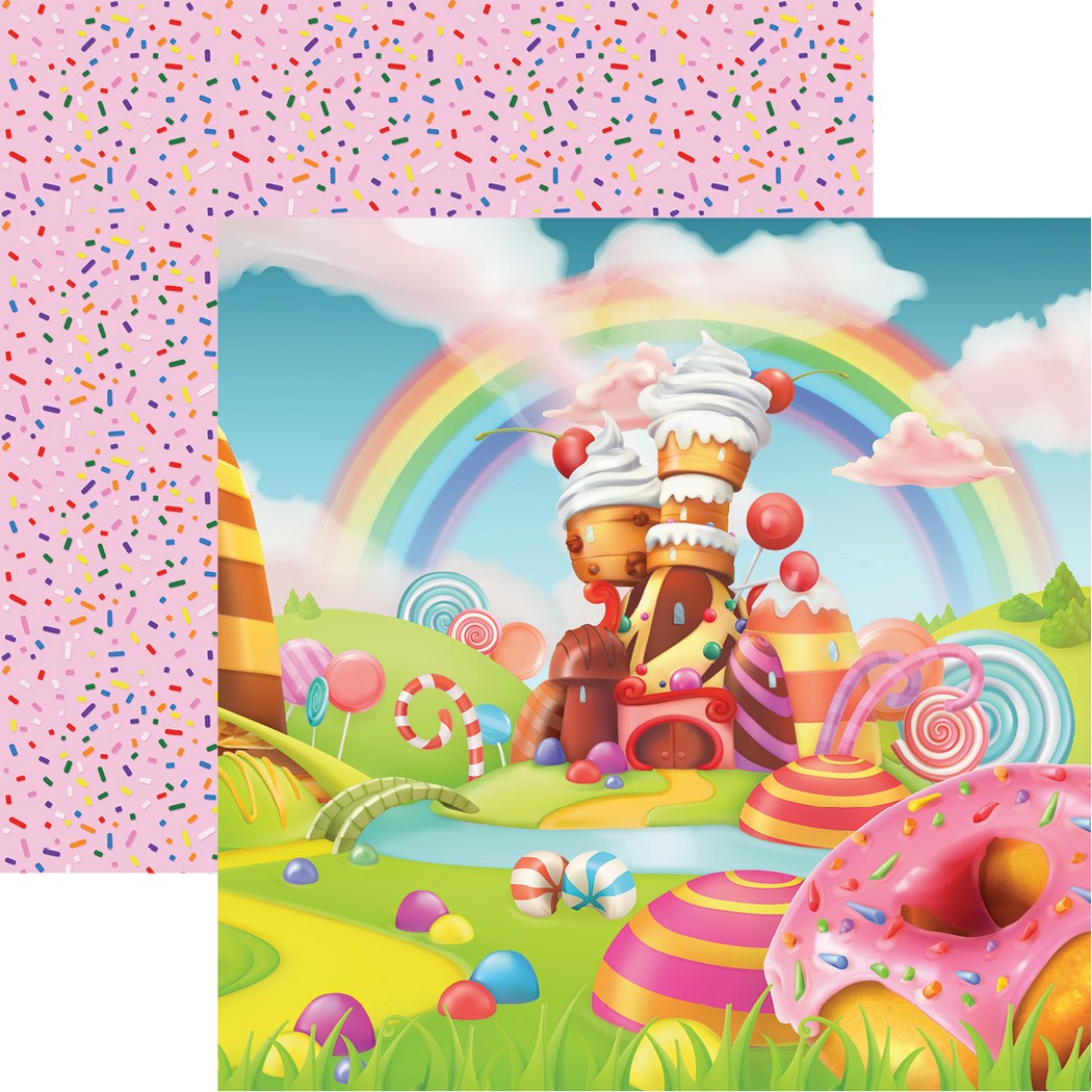 Candy Shoppe: Candy Land Scrapbook Paper