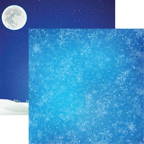 Christmas Town:  Snowy Night Double-Sided Paper