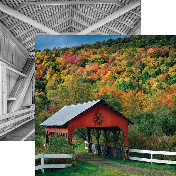Covered Bridges: Fall Colors DS Paper