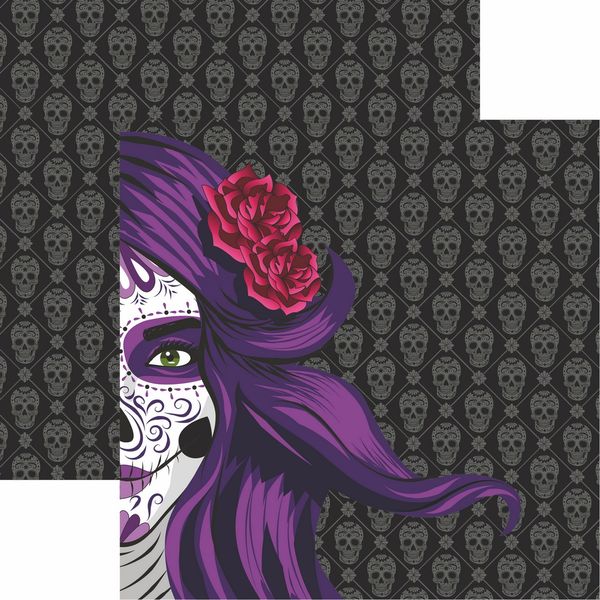 Dia De Los Muertos: La Cantrina Double-Sided Paper