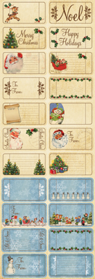 Dear Santa Collection - Tickets and Tags Stickers
