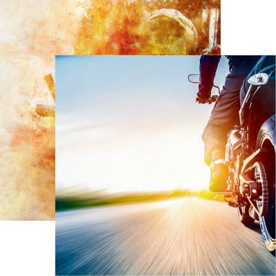 Easy Rider: Live to Ride Scrapbook Paper