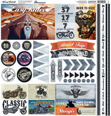 Easy Rider 12X12 Variety Sticker