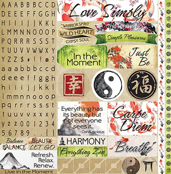 Everything Zen: 12x12 Variety Sticker