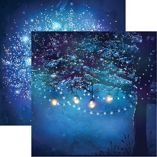 Fairy Forest 2: Trees of Light Double-Sided Paper