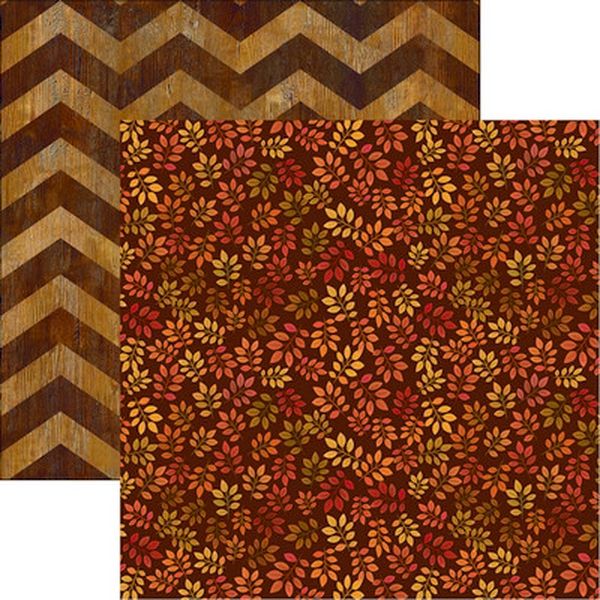 Fall Rustica: Rustic Leaves Paper
