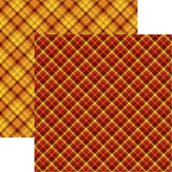 Fall Rustica: Fall Plaid Paper
