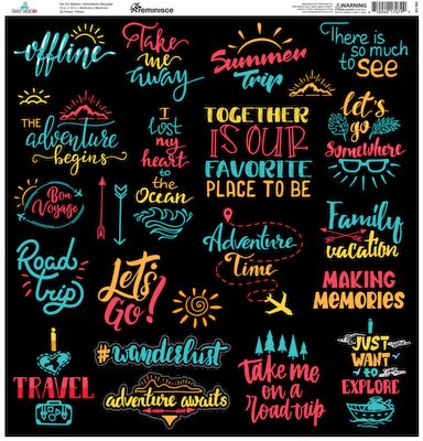 Family Vacation 12x12 Custom Sticker