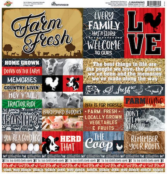 Farm Fresh 12x12 Sticker