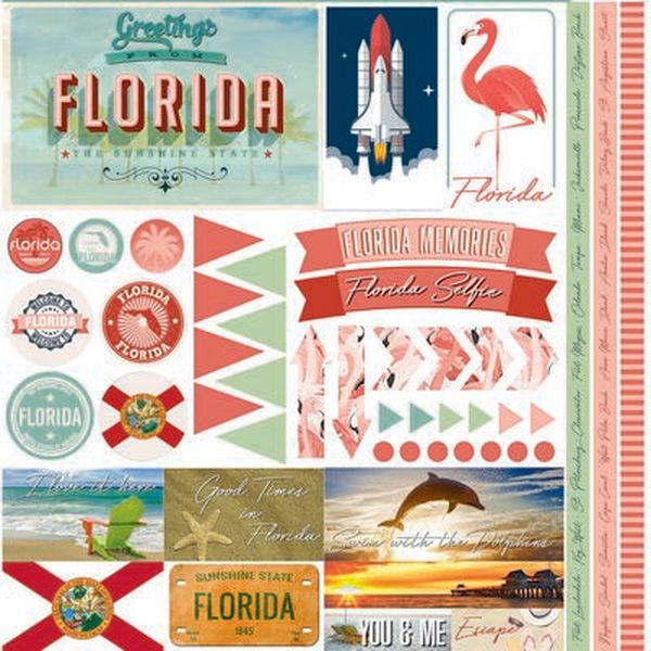 Florida 12x12 Sticker