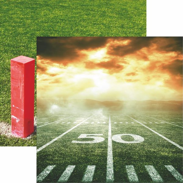 Football 2 Collection: Gridiron Scrapbook Paper