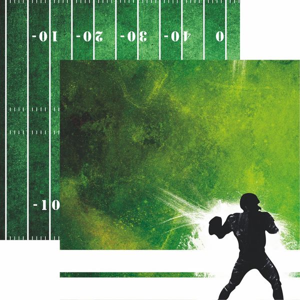 Football 2 Collection: Scramble Scrapbook Paper