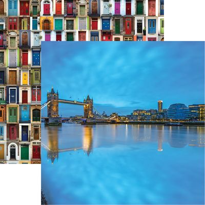 Great Britain: Tower Bridge Scrapbook Paper