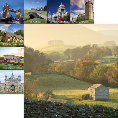 Great Britain: English Countryside Scrapbook Paper