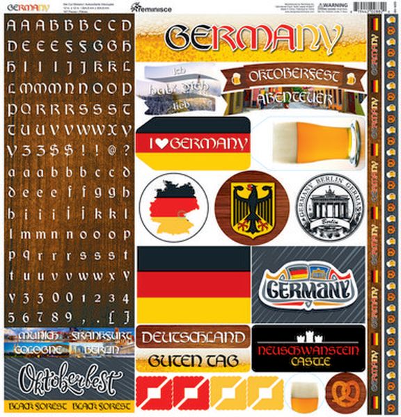 Germany 12x12 Elements Sticker