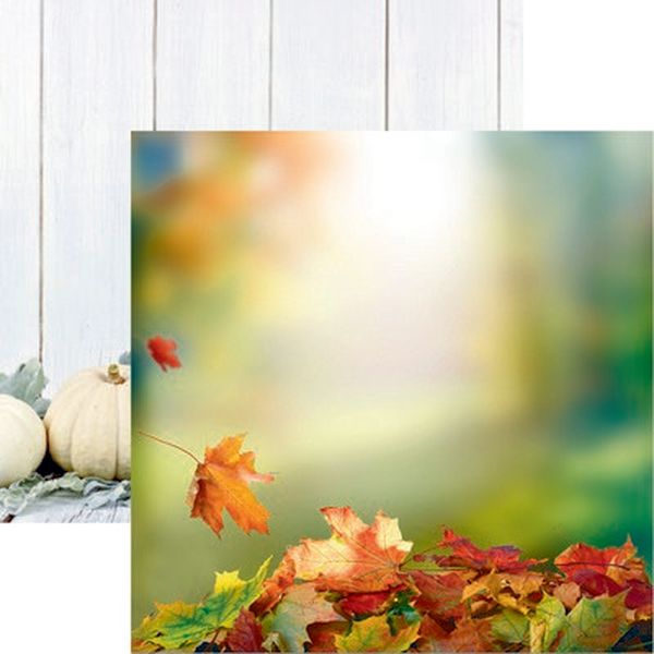 Glorious Autumn: Leaf Pile Paper
