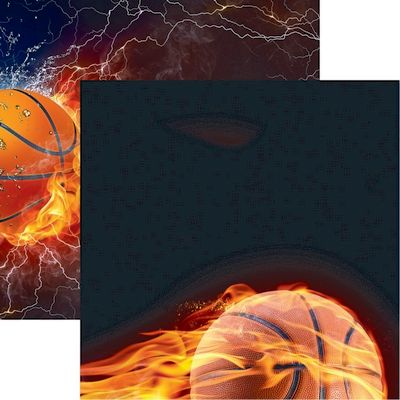 Game Day Basketball: Basketball on Fire DS Paper