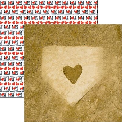 Game Day Softball: Home Plate Love DS Paper