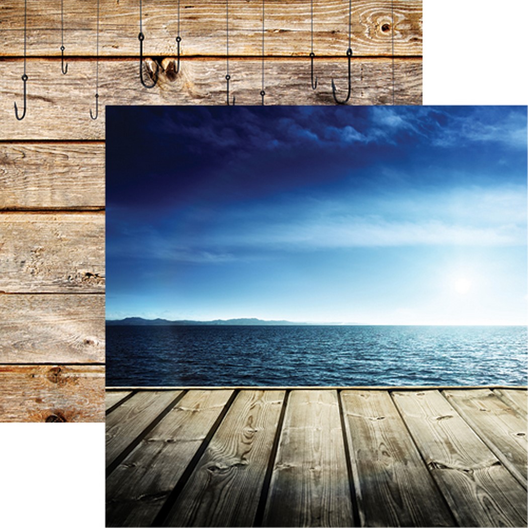 Gone Fishing: Fishing Paradise Double-Sided Paper