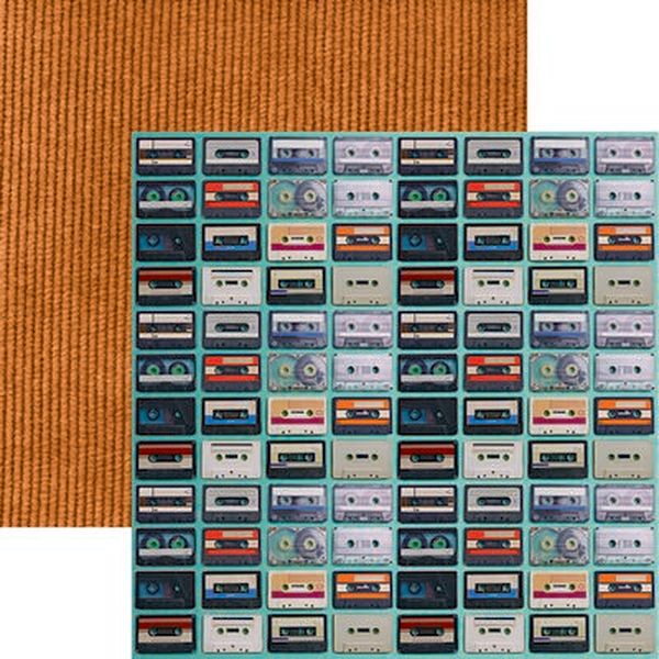 Good Vibes: Cassette Tapes Scrapbook Paper