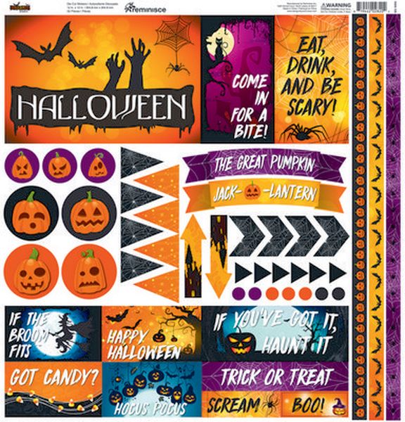 Halloween Night 12x12 Sticker