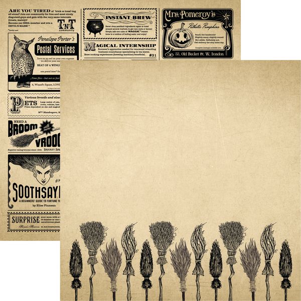 Hocus Pocus: Broomstick DS Paper