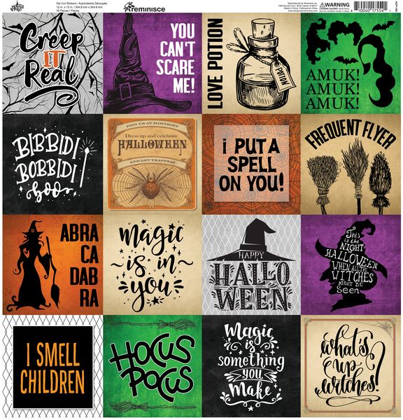 Hocus Pocus: 12x12 Sticker