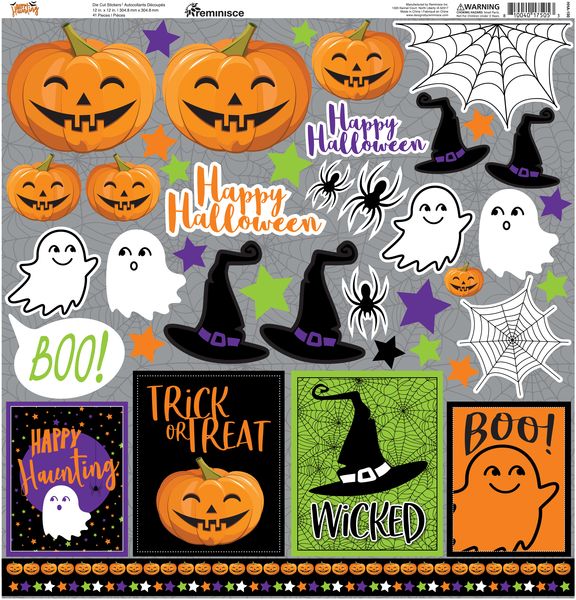 Happy Haunting: 12x12 Sticker