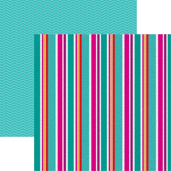 Hello Summer: Beach Towel Stripe DS Paper