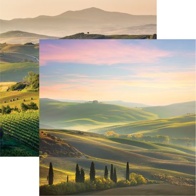 Italy: Tuscany Scrapbook Paper