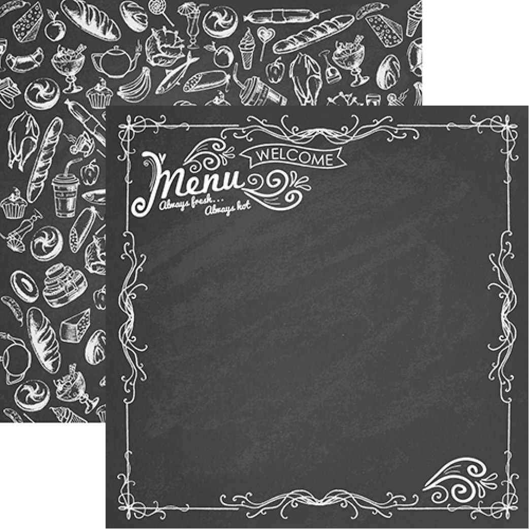 In the Kitchen Collection: The Menu Double-Sided Paper