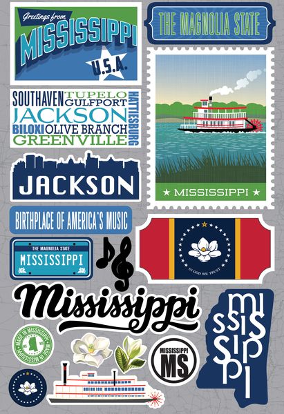 Jet Setters 2021: Missippi Stickers