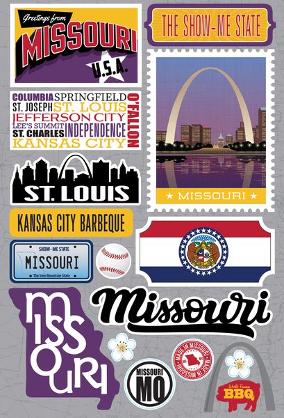 Jet Setters 2021: Missouri Stickers