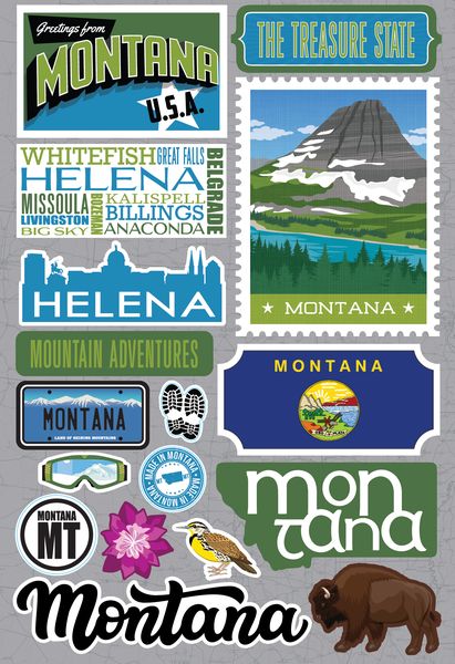 Jet Setters 2021: Montana Stickers