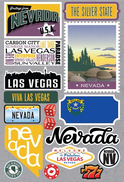 Jet Setters 2021: Nevada Stickers
