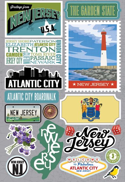 Jet Setters 2021: New Jersey Stickers