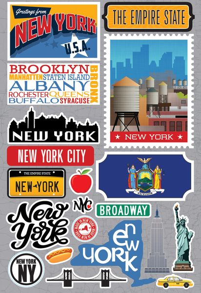 Jet Setters 2021: New York Stickers