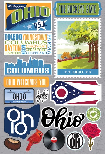 Jet Setters 2021: Ohio Stickers