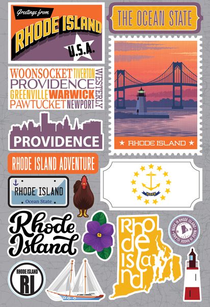 Jet Setters 2021: Rhode Island Stickers