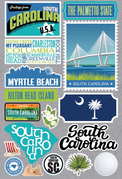 Jet Setters 2021: South Carolina Stickers