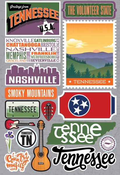 Jet Setters 2021: Tennessee Stickers