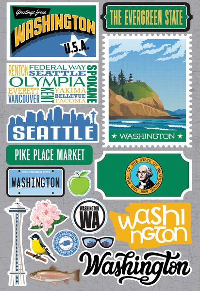 Jet Setters 2021: Washington Stickers